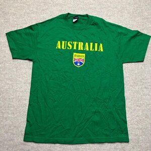 2006 FIFA Football World Cup Australia Green Crewneck T-shirt Men's Large